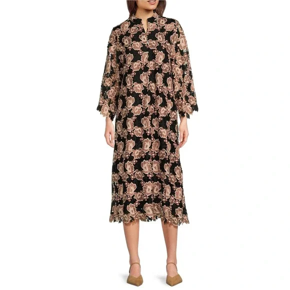 knee length dresses for ladies Marie Smocked Midi Dress main image 1
